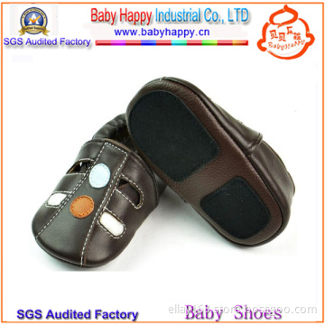 Wholesale Soft Sole Leather Baby Shoes